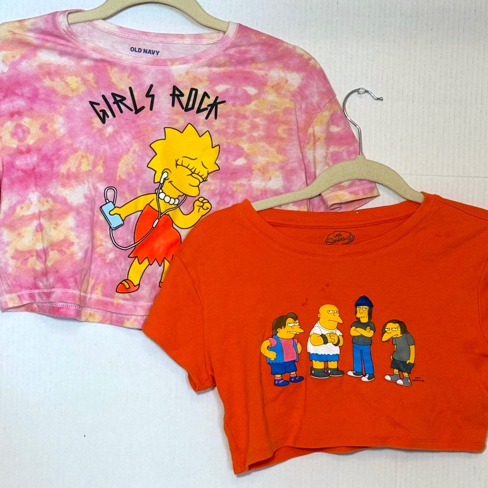 3 Lot/ Bundle Colorful The Simpsons Tops - Picture 5 of 10